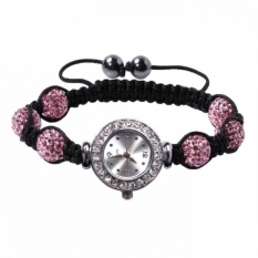 Muy bonito y elegante reloj-pulsera Shamballa, composición cristal Black Swan. Color Rosa. Ideal para regalar!!!! 